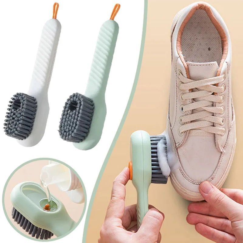 Cepillo Multiusos con Depósito de Jabón – Limpieza Profunda sin Esfuerzo