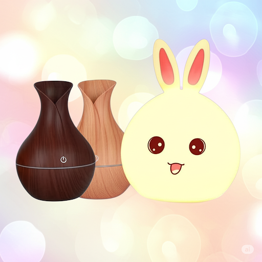 Combo Humidificador Y Lámpara Infantil
