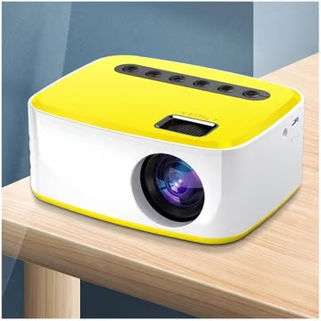 Mini Proyector Portátil WiFi 1080P con Altavoz Integrado