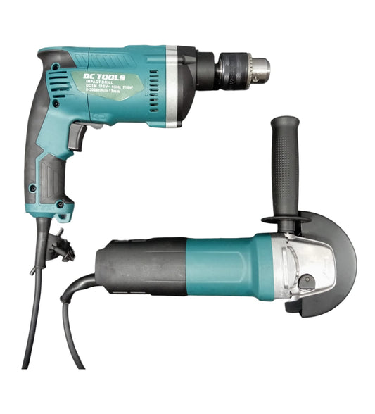 Set profesional | Combo taladro y pulidora Makita 18V con baterías incluidas