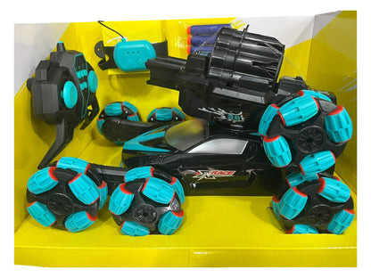 Tanque a control remoto racing – con luces, sonido y lanzador de hidrogel