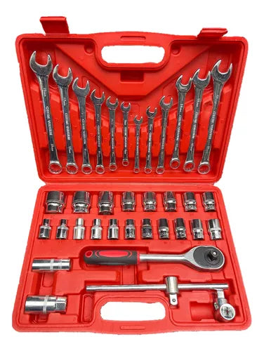 Set de Herramientas Mecánicas 37 Piezas – Potencia y Precisión en Cada Reparación
