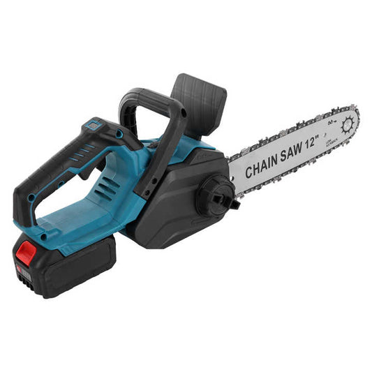 Motosierra Inalámbrica 12" Profesional | 2 Baterías + Estuche de Transporte