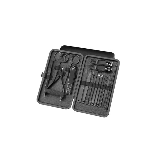 Kit Profesional de Manicura y Pedicura 18 Piezas en Estuche