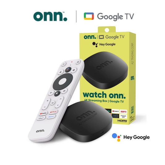 Onn Android TV box 4K con Asistente de Google y Chromecast