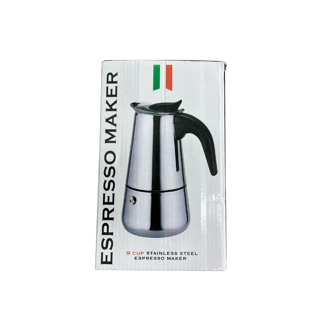 Cafetera Moka Italiana 6 tazas en Acero Inoxidable
