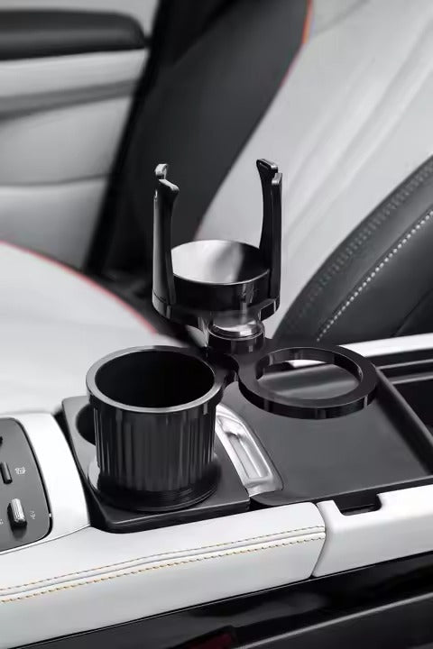 AutoSmart™ DuoDock Portavasos + Cargador Inalámbrico Qi