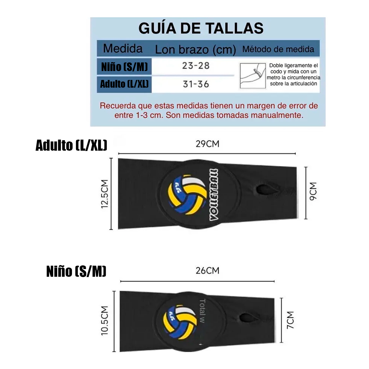 Mangas Acolchadas de Voleibol x2 – Protección y Rendimiento en Cada Juego