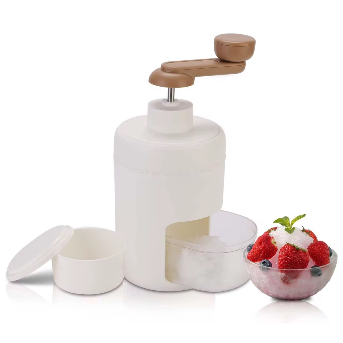 Triturador de Hielo Manual – Bebidas Refrescantes en Segundos