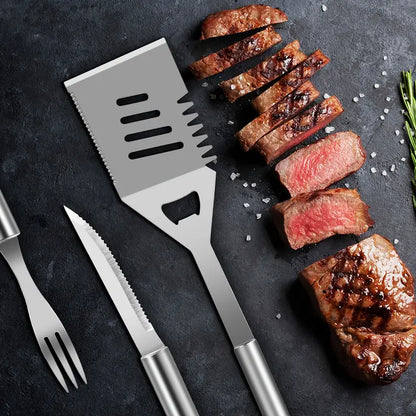 Set de Asado BBQ 15 en 1 – Cocina al aire libre con estilo y precisión