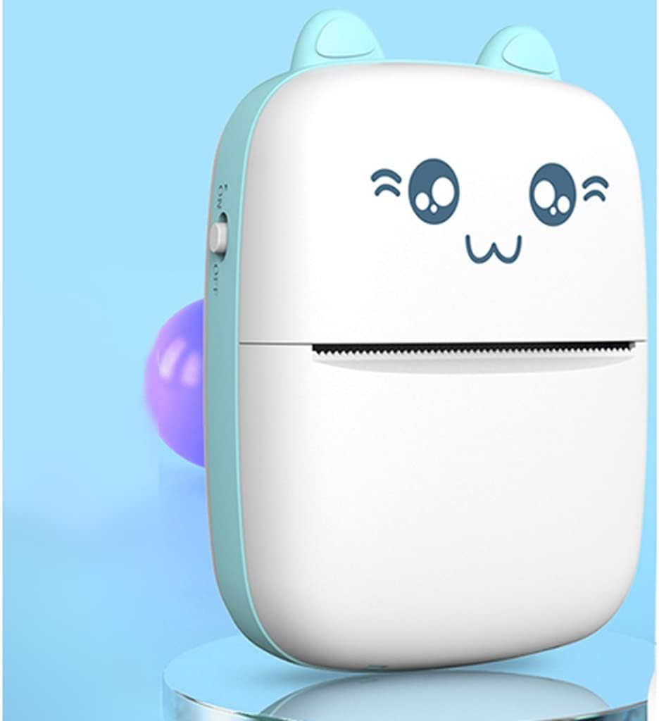 Impresora de Bolsillo Recargable – Incluye 6 Rollos de Papel