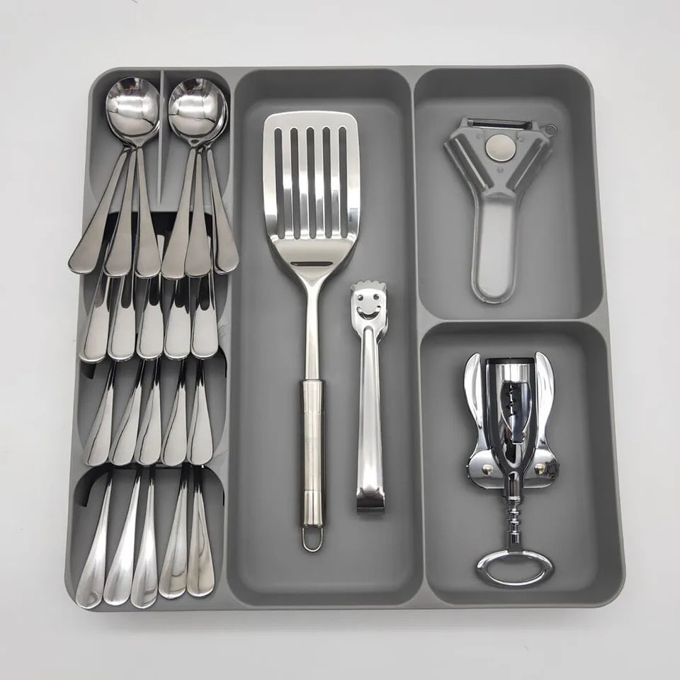 Organizador de Cubiertos para Cajón; Orden, Espacio y Estilo en tu Cocina