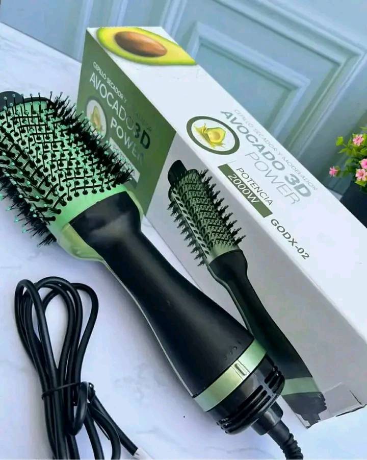 Cepillo Secador, Aguacate 3 en 1