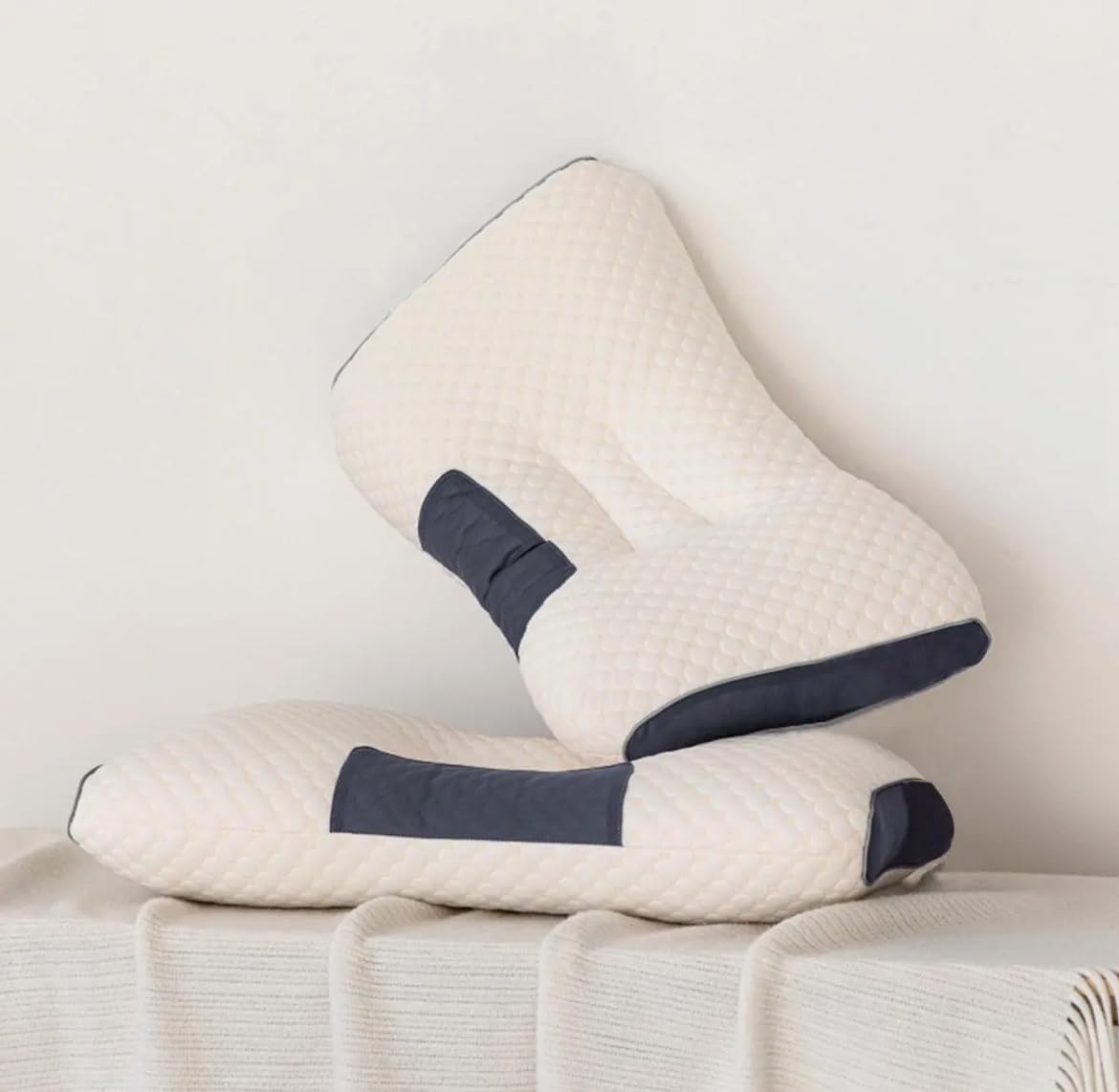 Set x2 Almohadas Ortopédicas Cervicales en Espuma Viscoelástica