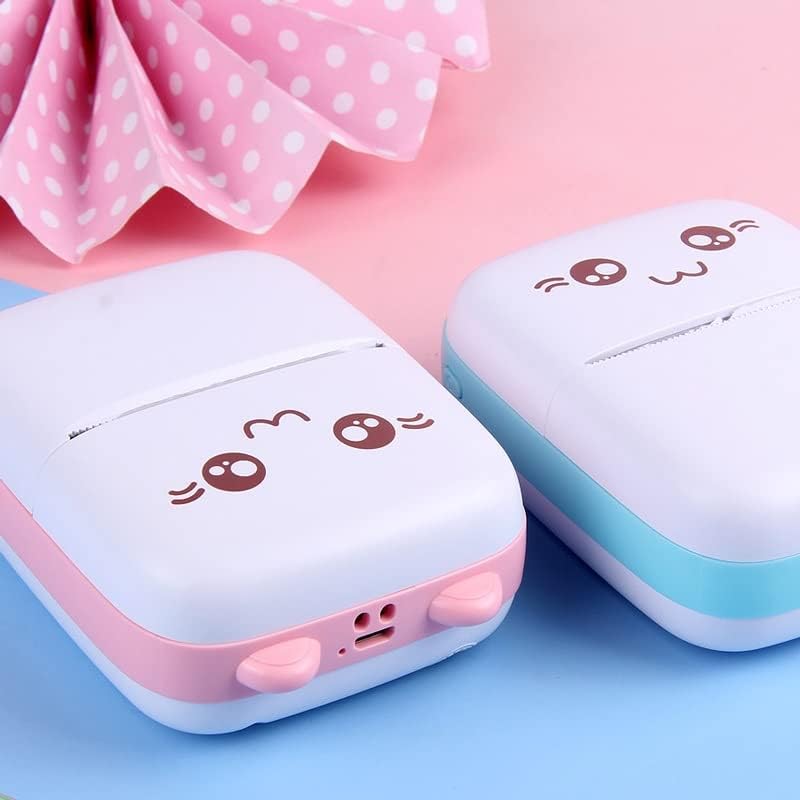 Impresora de Bolsillo Recargable – Incluye 6 Rollos de Papel