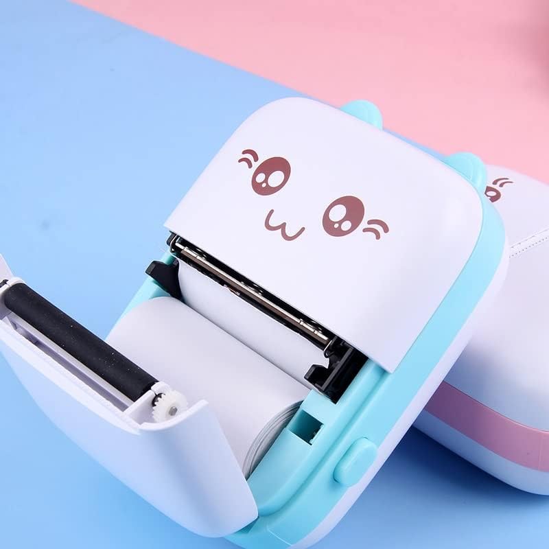 Impresora de Bolsillo Recargable – Incluye 6 Rollos de Papel