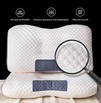 Combo Descanso Total: 2 Almohadas Ergonómicas + Mini Parche Masajeador EMS