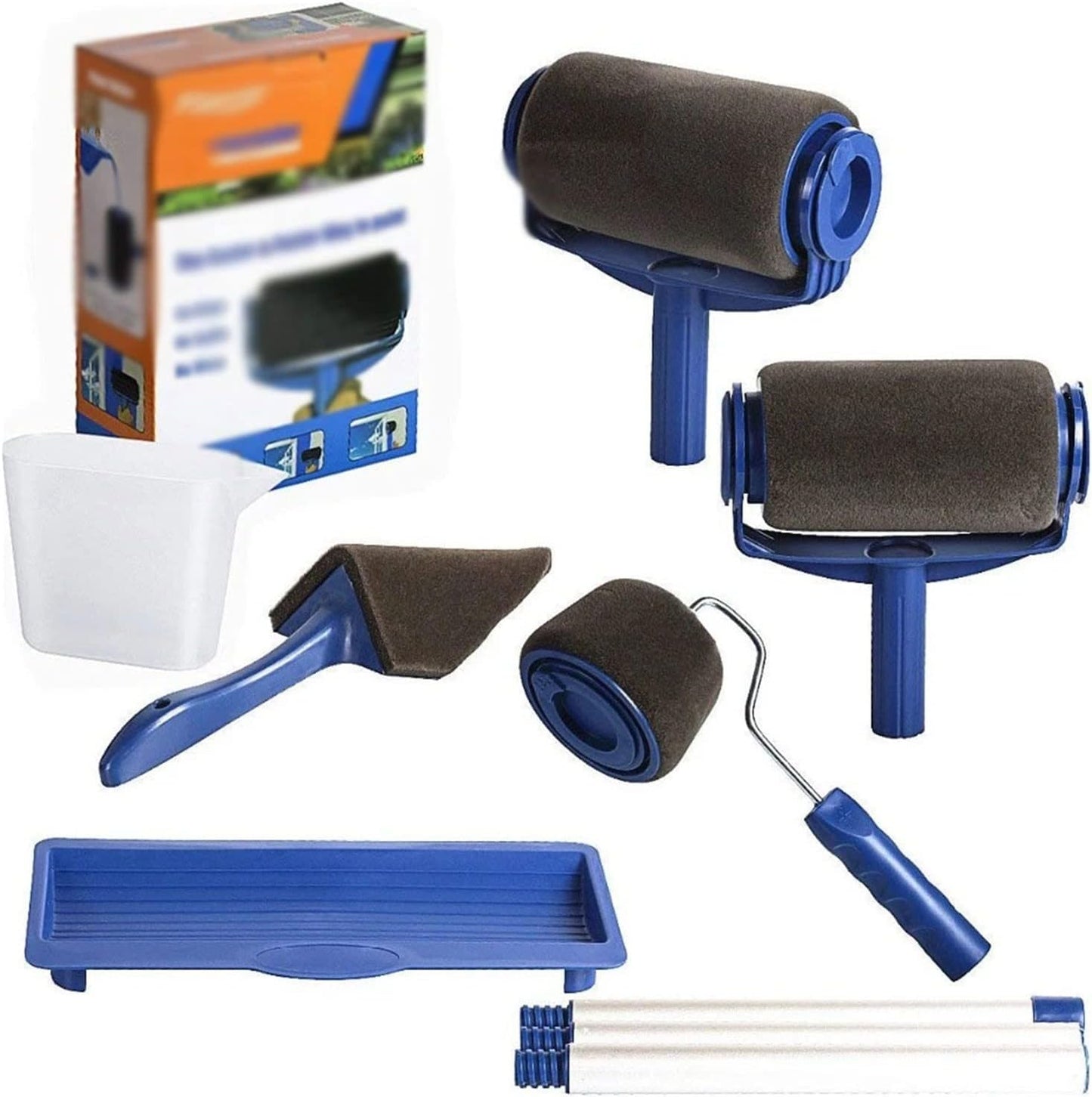 Kit de Rodillo para Pintura Recargable con Accesorios