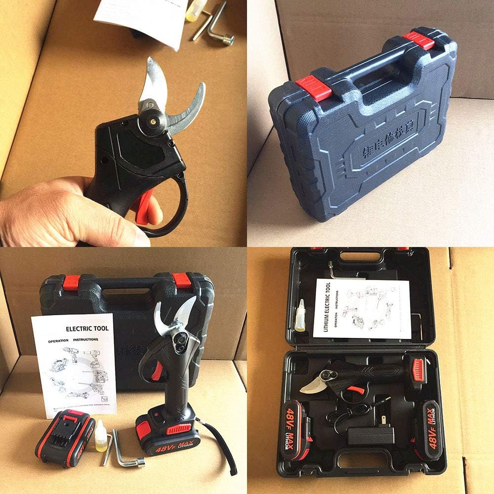 Podadora Eléctrica 48V Recargable – Corte Rápido y Preciso para Jardinería