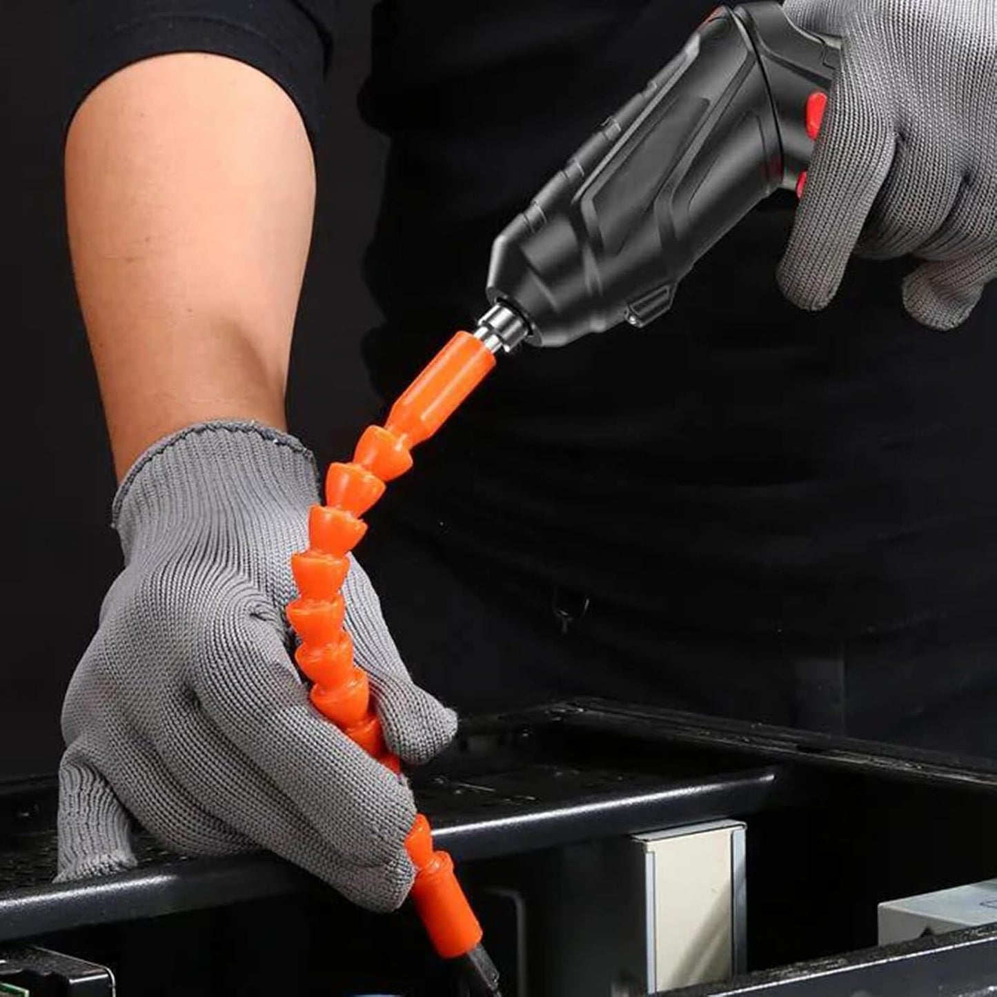 Destornillador Eléctrico Inalámbrico USB con Accesorios Intercambiables