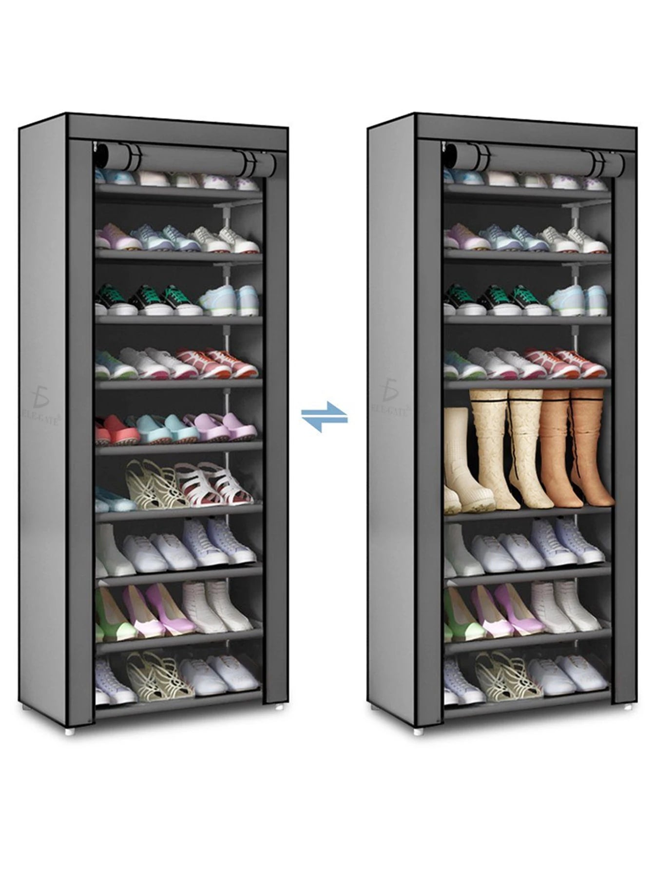 Organizador de Zapatos de 9 Niveles – Ahorra Espacio con Estilo