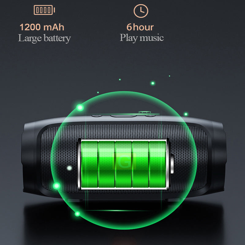 Parlante Portátil Tipo JBL con Bluetooth y Sonido Potente