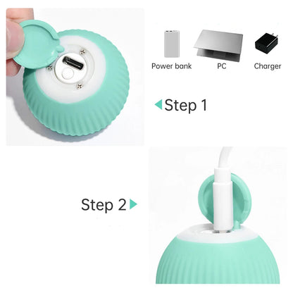 Pelota inteligente para gatos y perros pequeños – diversión automática