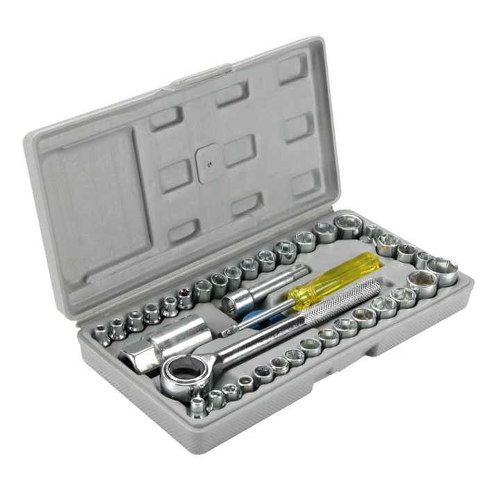 Kit de Herramientas 40 Piezas Compacto, Resistente y Listo para Todo