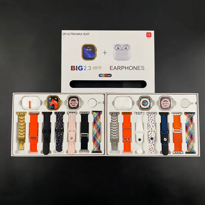 Smartwatch i20 Ultra Max – Combo Edición Premium 10 en 1