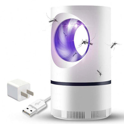 Lámpara Eléctrica Mata Mosquitos con Luz UV y Bandeja Extraíble