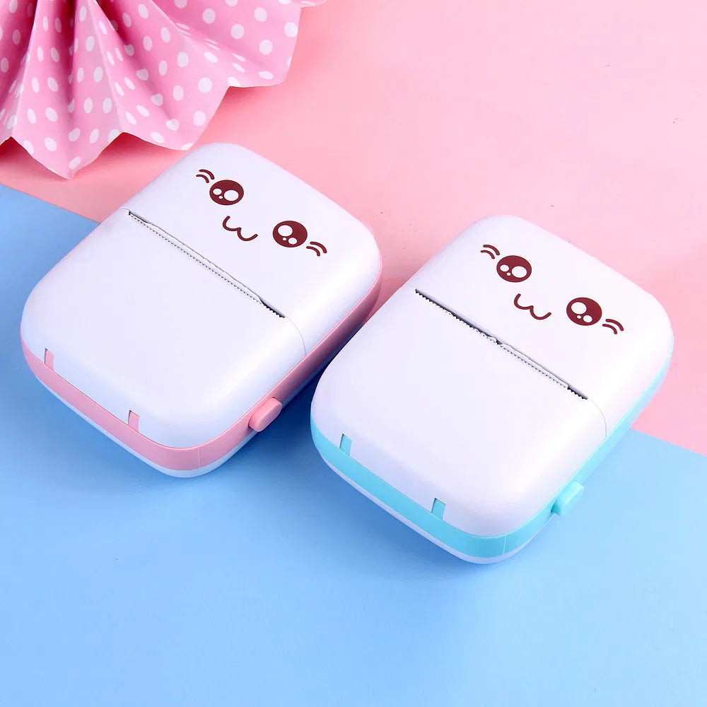 Impresora de Bolsillo Recargable – Incluye 6 Rollos de Papel