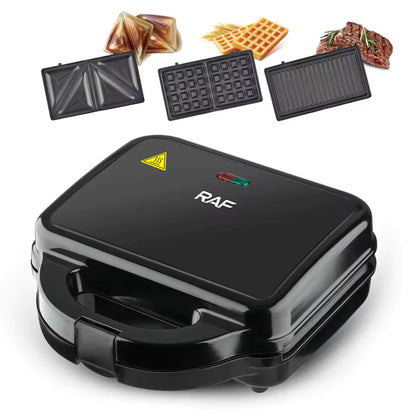 Sanduchera Eléctrica RAF Compacta – Crujientes en Minutos