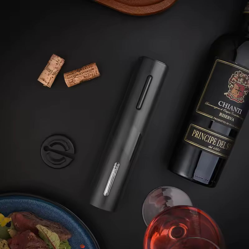 Descorchador de Vino Automático con Vertedor