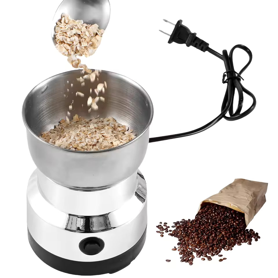 Combo Hogar 2 en 1: Molino de Café Eléctrico + Embutidora de Salchichas