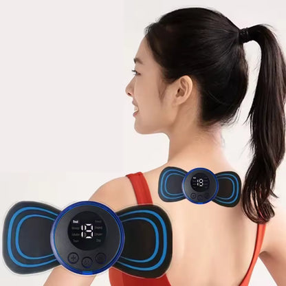 Combo Descanso Total: 2 Almohadas Ergonómicas + Mini Parche Masajeador EMS