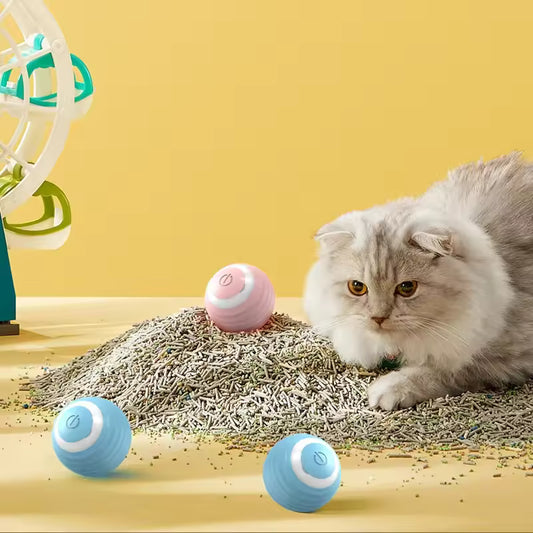 Pelota inteligente para gatos y perros pequeños – diversión automática