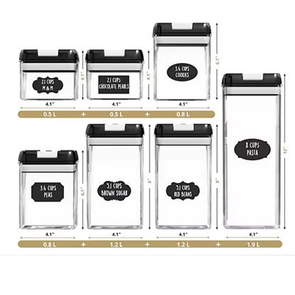 Organiza tu Cocina al Máximo: Set Hermético de 7 Recipientes