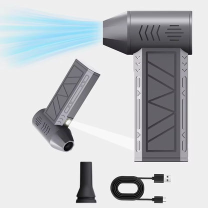 Mini Ventilador Eléctrico Recargable – Potencia Compacta para Limpieza y Emergencias