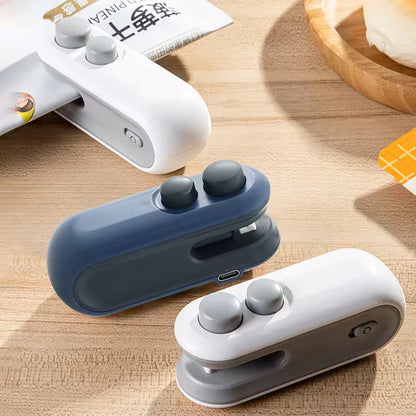 Mini Sellador y Cortador de Bolsas Recargable USB-C