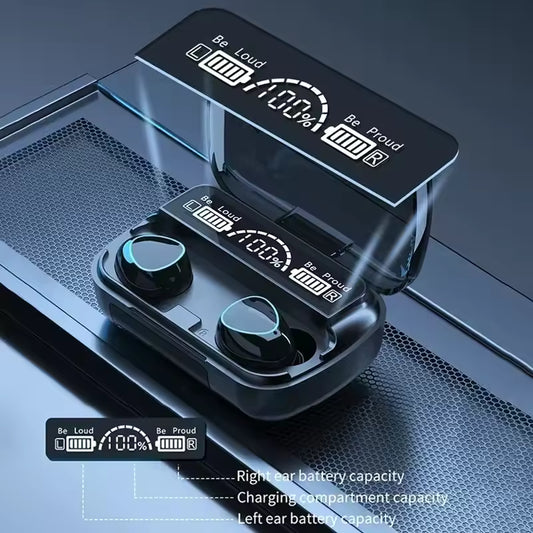 Audífonos Inalámbricos M10 TWS con Estuche Power Bank