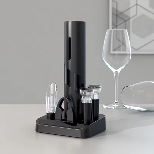 Descorchador de Vino Automático con Vertedor