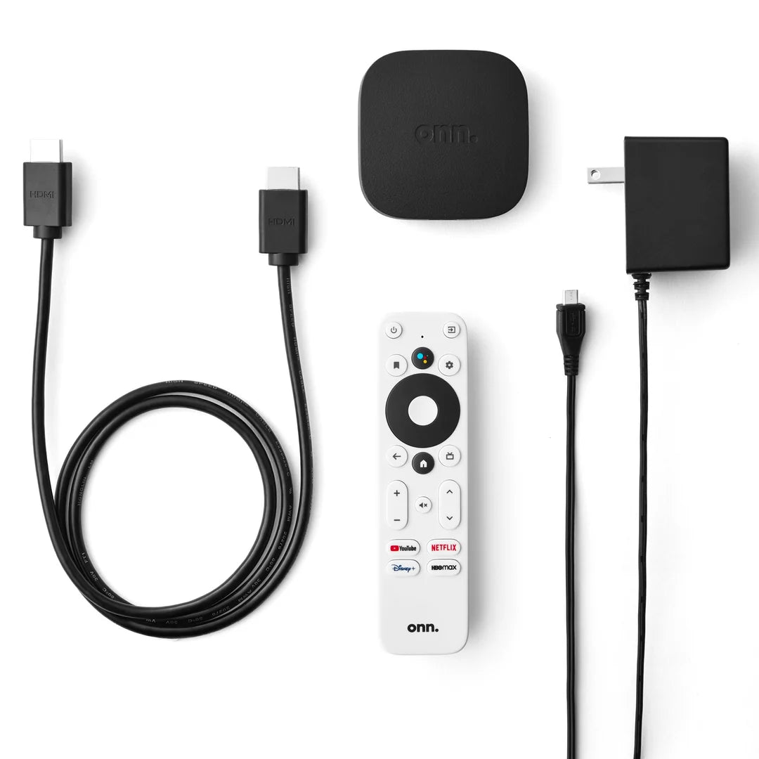 Onn Android TV box 4K con Asistente de Google y Chromecast