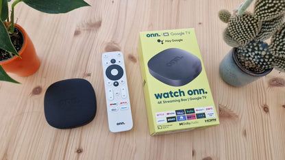 Onn Android TV box 4K con Asistente de Google y Chromecast
