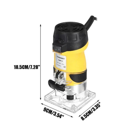 Enrutadora compacta Brushless – Alta Precisión para Carpintería y Acabados